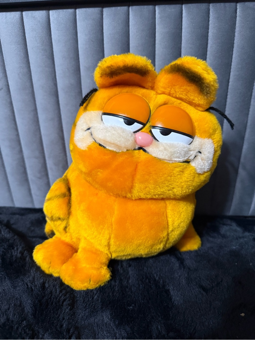 Vintage Garfield Plush 1981 Paws Inc Orange Cat Stuffed Animal Large Plush